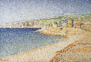 Paul Signac the jetty cassis opus oil painting